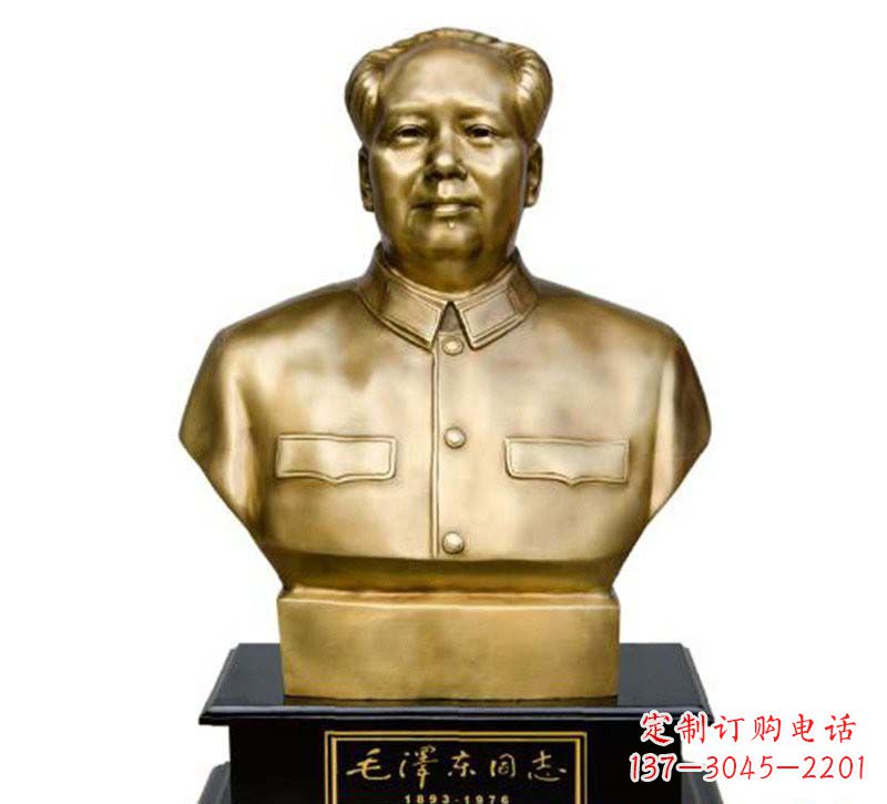 威海毛泽东头像铜雕，让您近距离感受伟人的气质