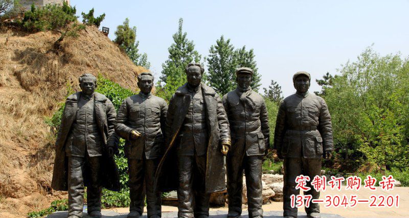 威海传承历史，永记心间——中领雕塑毛主席人物铜雕