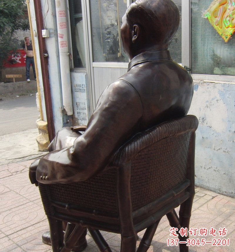威海伟大领袖铜雕塑,缅怀毛主席伟大的一生