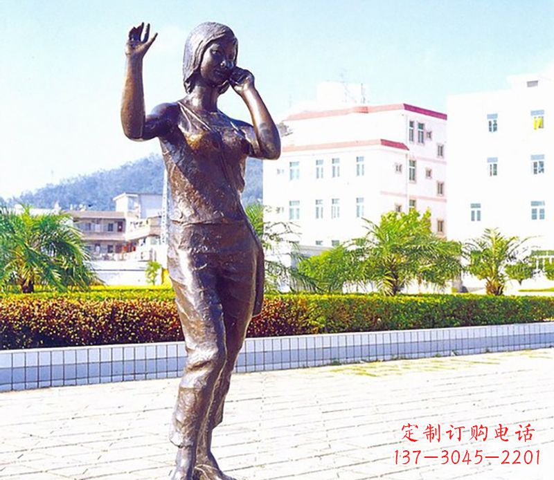威海美女雕塑——一种经典的室外观赏雕塑