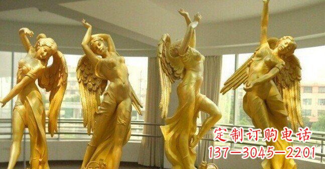 威海西方天使雕塑,精美绝伦
