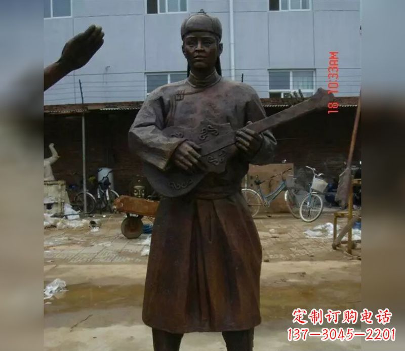 威海传承蒙古族传统，让男人雕塑回到公园