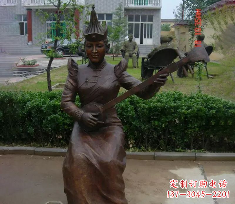 威海中领雕塑:激发女性精神魅力的铜雕塑