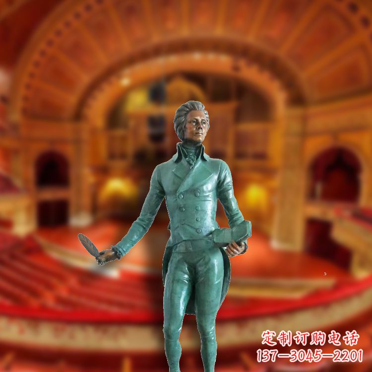威海立体雕刻莫扎特,享受难忘的音乐之旅