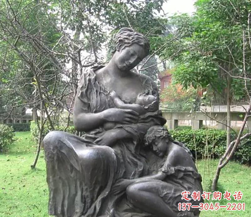 威海铸造母爱——母亲铜雕塑