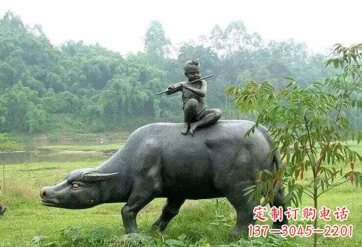 威海艺术精美的牧童铜雕