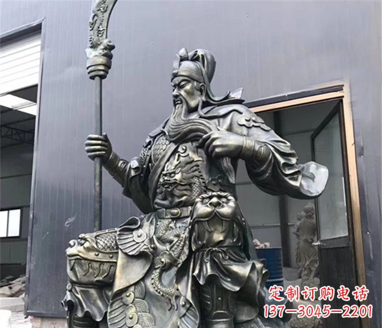 威海高雅典雅的关公铜雕