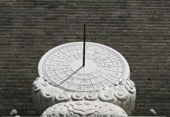 威海花岗岩古代计时器日晷雕塑