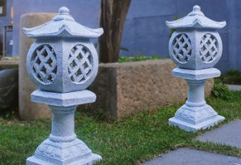 威海花岗岩石灯笼雕塑——点缀家园，照亮晚宴