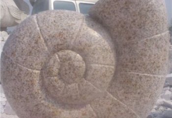 威海花岗岩蜗牛石雕|质感细腻的蜗牛雕塑