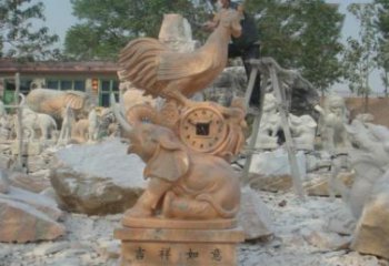 威海精美的公鸡石雕，带您回到传统