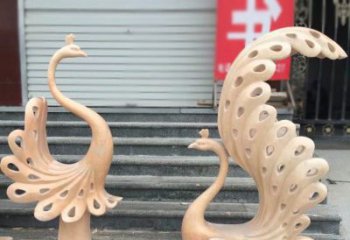 威海中领雕塑专业提供独特精致的孔雀石雕塑，以…