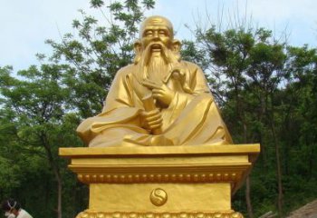 威海拥有传统文化精髓的老子铜雕