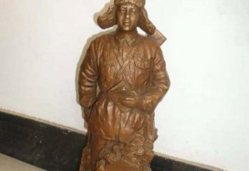 威海纪念雷锋的精美铜雕