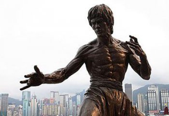 威海李小龙铜雕，为您展现明星的精彩！