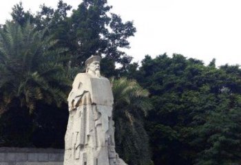 威海林则徐石雕塑，融合古典韵味与现代气息