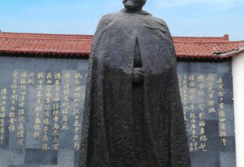 威海精美手工雕刻林则徐铜雕像