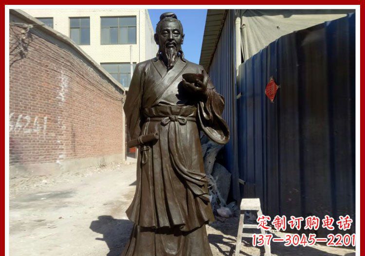 威海中领雕塑的精品杜康铜雕将传统文化与现代工…