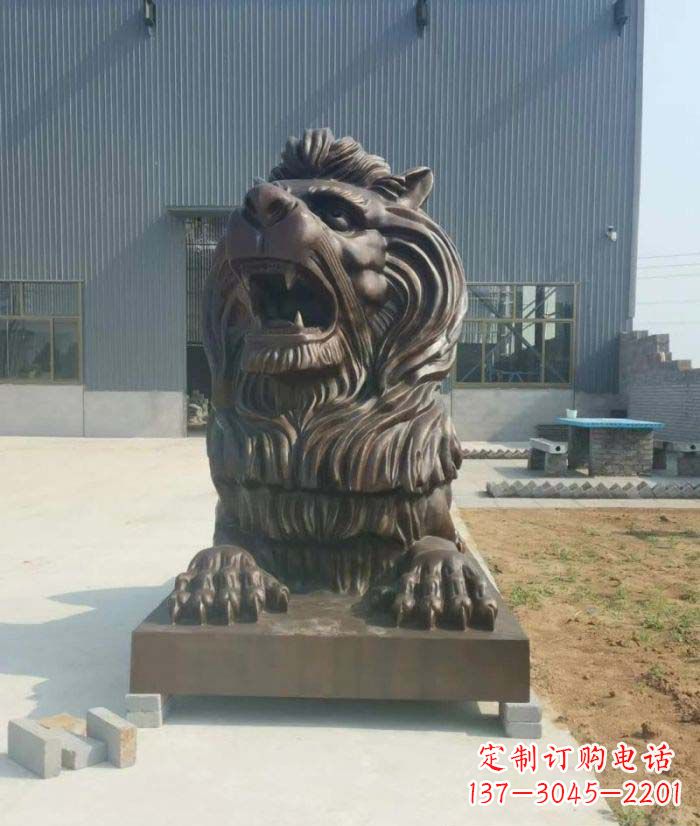 威海精美的欧式狮子铜雕