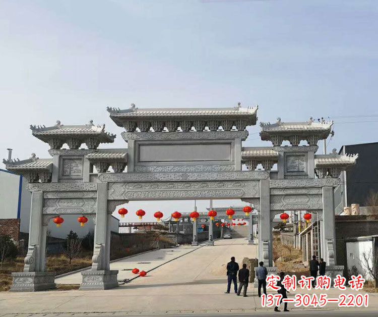 威海牌楼牌楼石雕