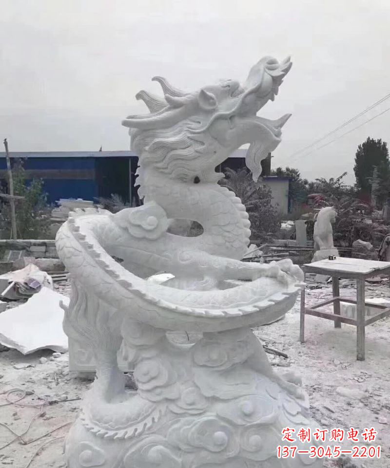 威海特色盘龙景观石雕,品质超凡的艺术杰作
