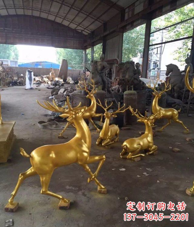 威海风格多样的玻璃钢动物雕塑