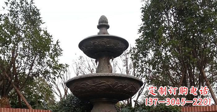 威海喷泉铜雕