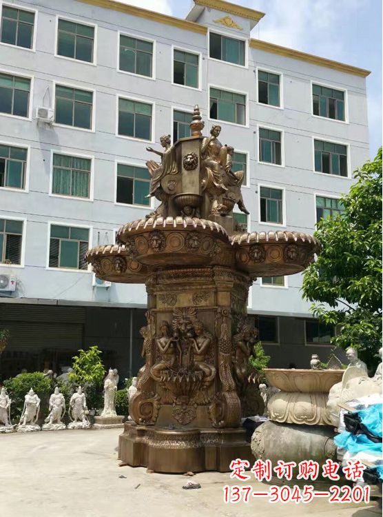 威海喷泉铸铜雕塑