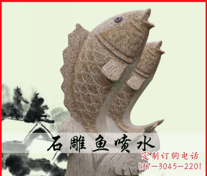 威海艺术级鲤鱼雕塑,精致装点您的喷水公园