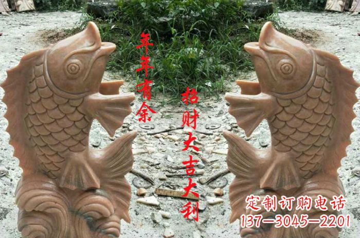 威海中领雕塑:最精美的鲤鱼雕塑