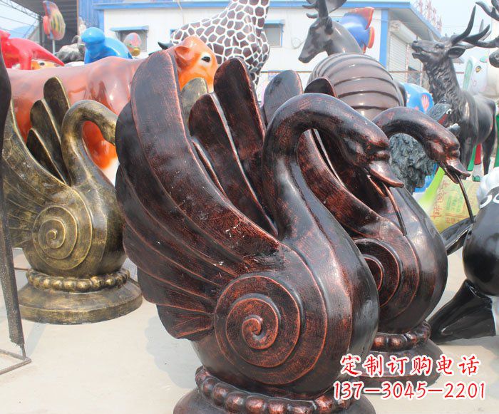 威海以无与伦比的艺术品呈现——中领雕塑天鹅雕塑
