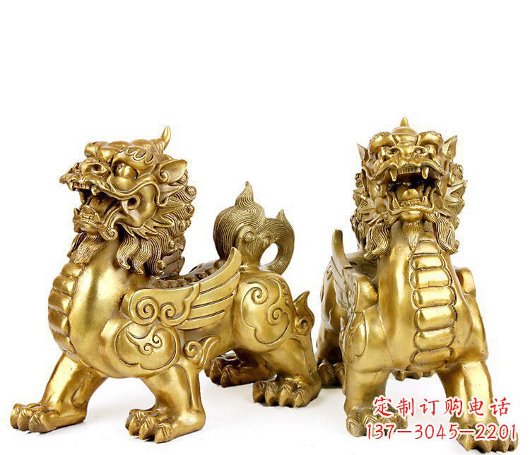 威海精美貔貅铜雕,精致雕塑,来自中领雕塑