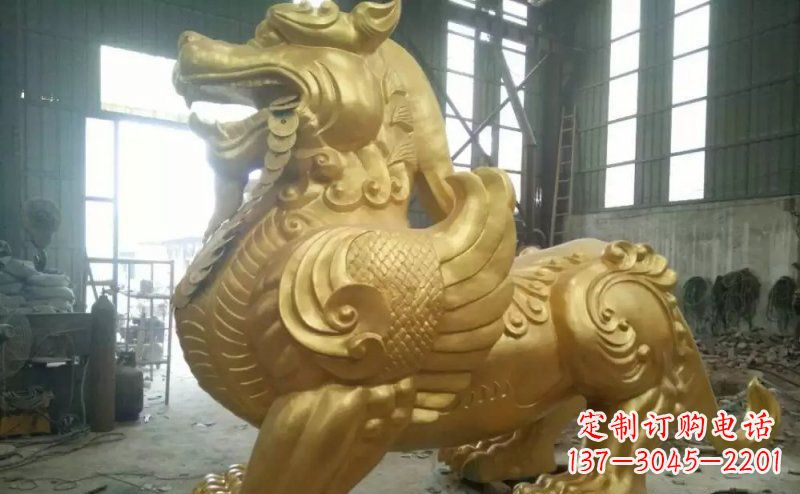 威海貔貅黄铜神兽铜雕