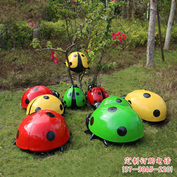 威海儿童可爱的七星瓢虫卡通雕塑