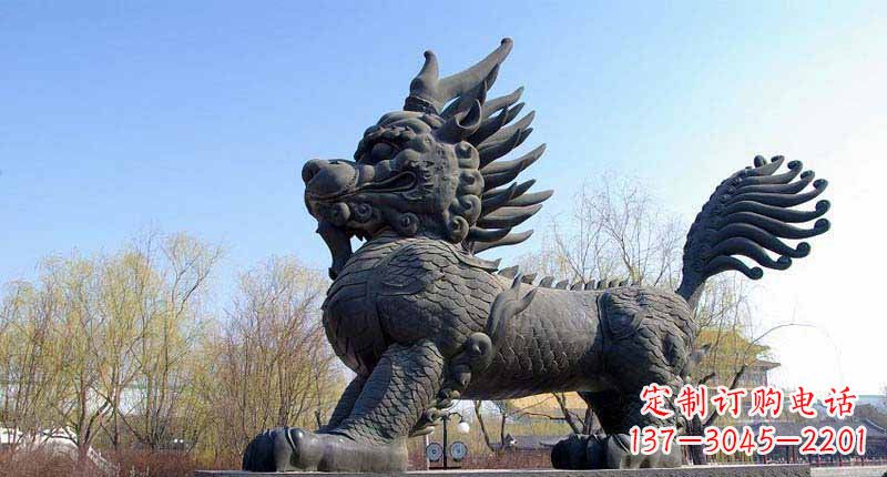 威海麒麟园林雕塑定制,实现自己的精美艺术之旅