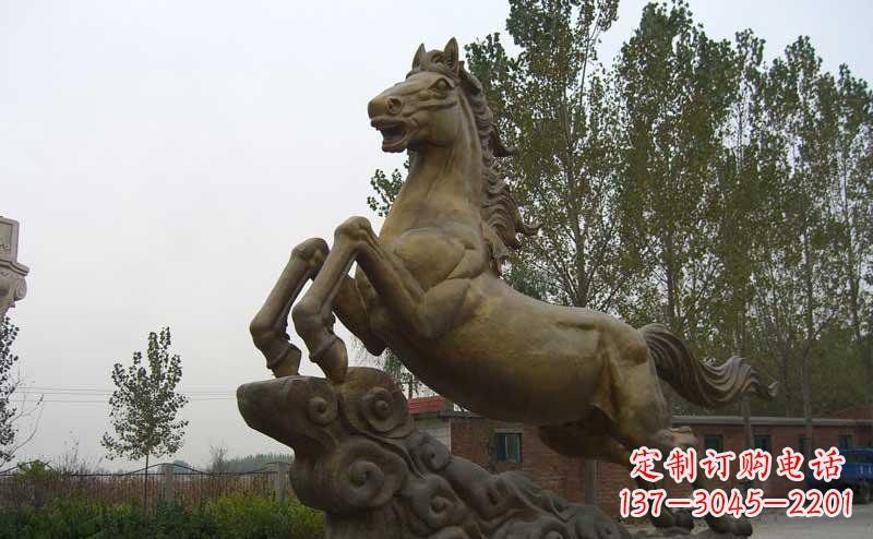 威海领雕塑专业设计制作高端精美的马铜雕,装饰…