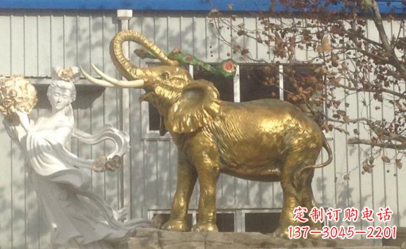 威海铜质大象雕塑，令人惊叹的精湛工艺