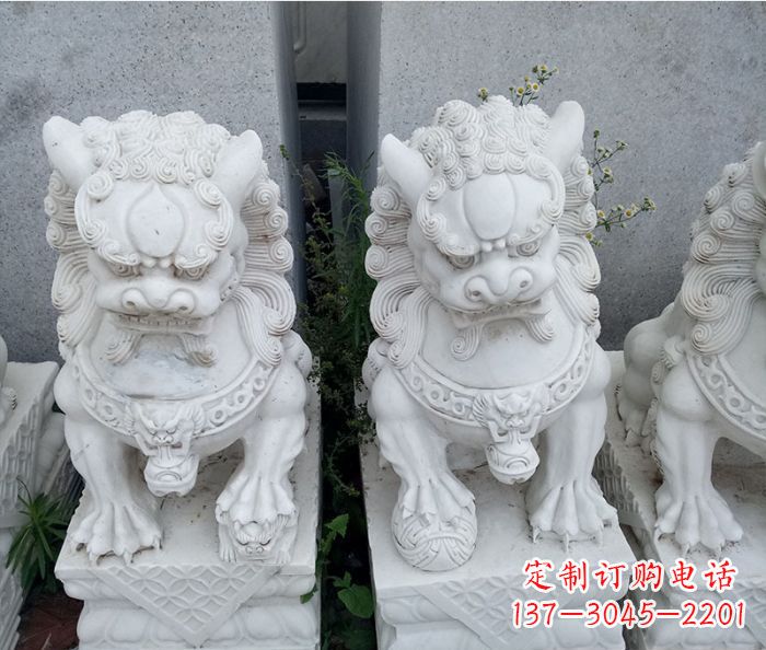 威海中领雕塑大理石狮子雕塑