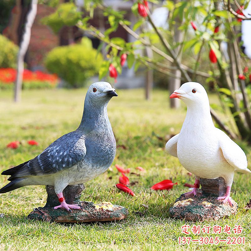 威海秦皇岛和平鸽雕塑:表达和平与友谊的象征