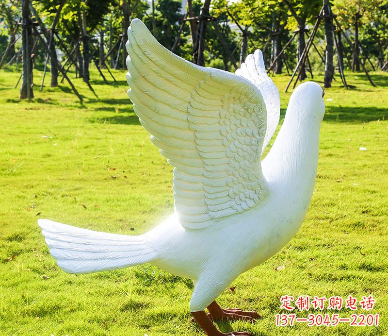 威海以和平鸽为灵感,用雕塑记录世界和平