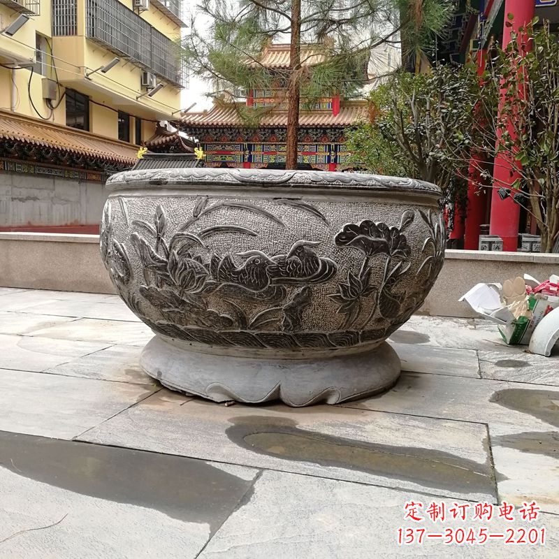 威海青石仿古鱼缸
