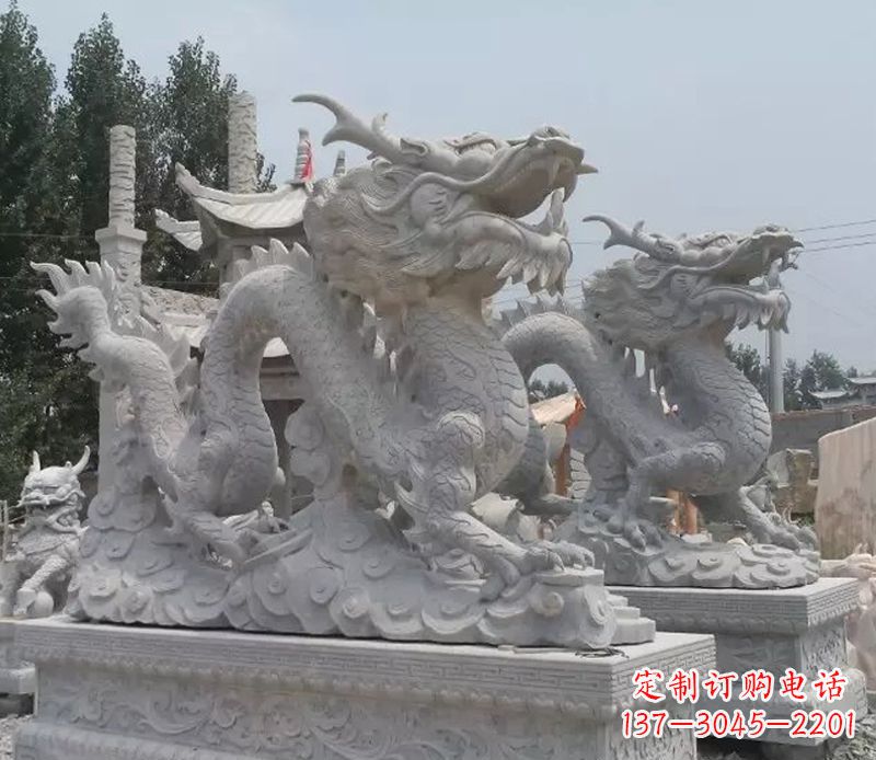 威海高质量青石龙雕制作