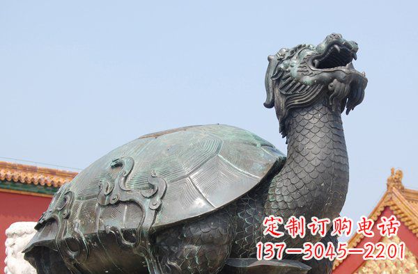 威海青铜龙雕塑,象征传统文化之美