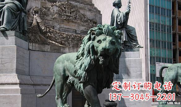 威海传承传统工艺,狮子雕塑精品上市