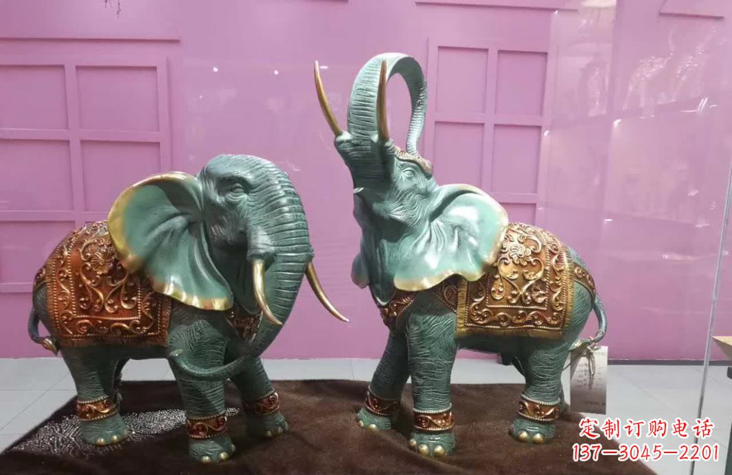 威海打造自己专属的青铜小象雕塑