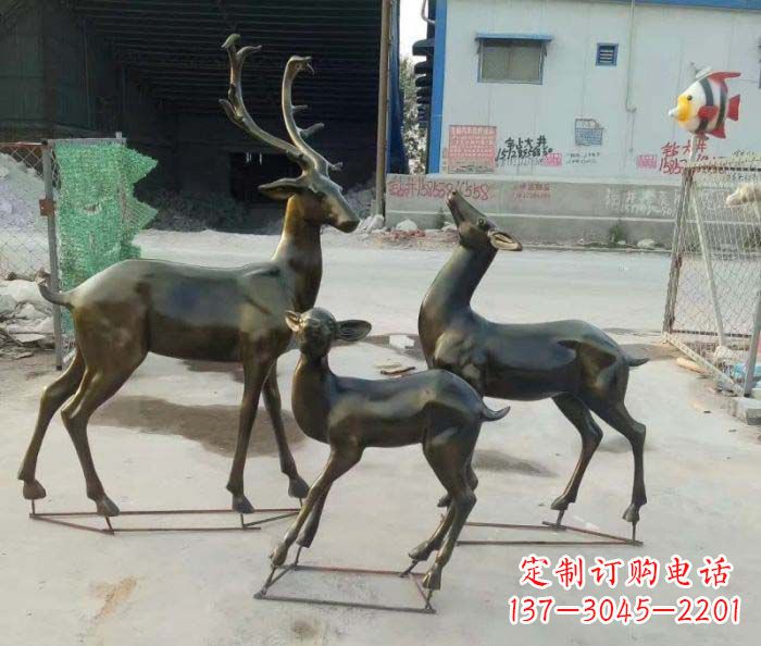 威海群雄逐鹿,铸就精致鹿雕
