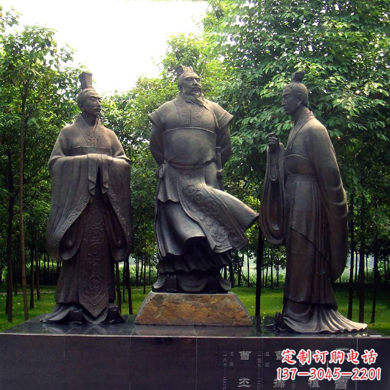 威海精美曹丕雕塑,彰显伟绩!