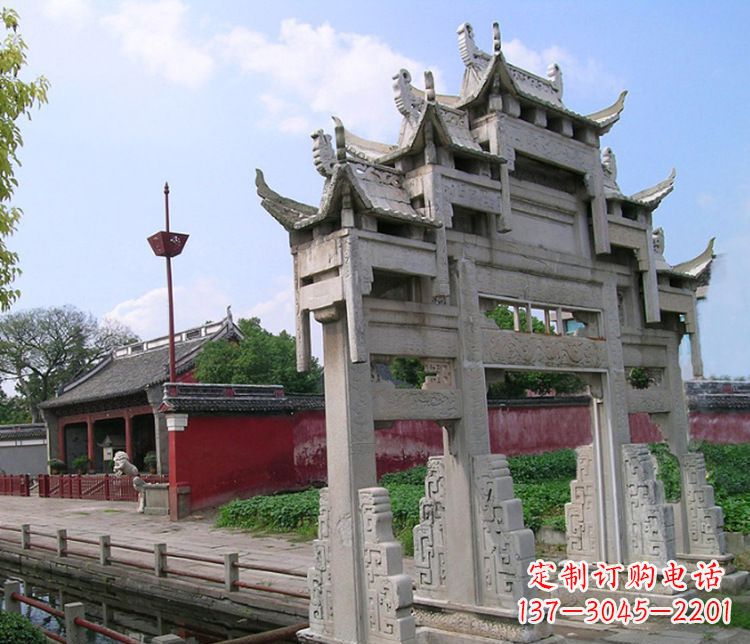 威海专业大型牌坊石雕制作