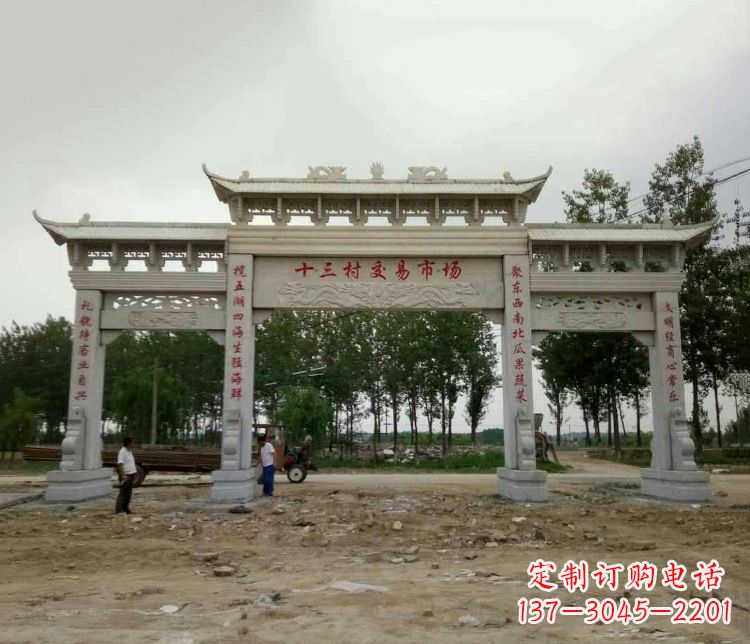 威海精美石牌坊雕塑,令你惊艳无比
