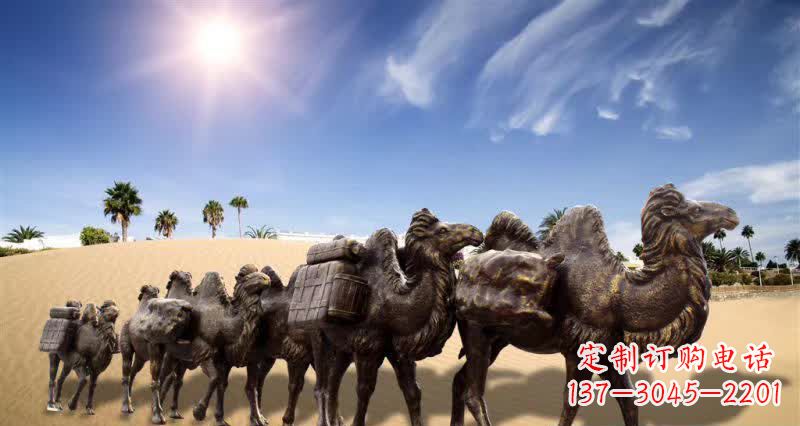 威海中领雕塑沙漠骆驼铜雕制作工艺与定制标准